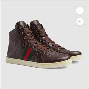 GUCCI HIGHTOP MENS SNEAKERS MIR SOFT GUCCISIMA